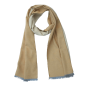 Preview: Seidenflanell Schal Camel Beige